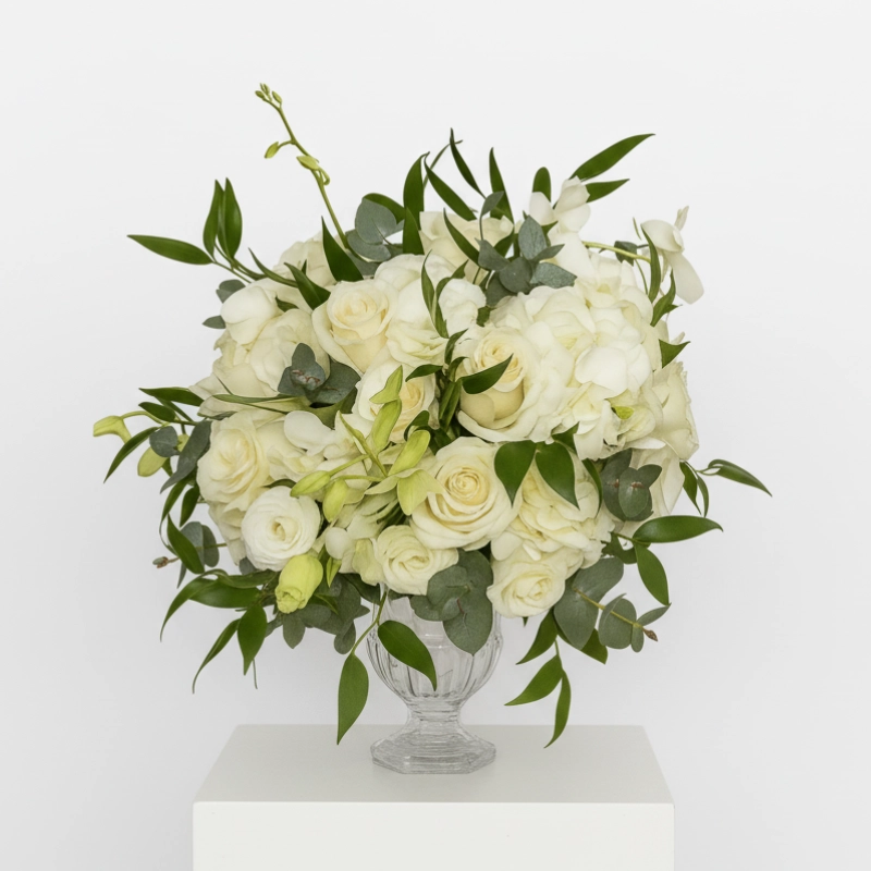 Elegant White Centerpiece